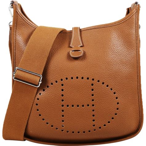 little hermes brown purse|brown Hermes leather bags.